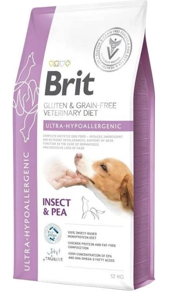 Hrană uscată pentru câini Brit Grain Free Veterinary Diet Ultra-Hypoallergenic 12kg
