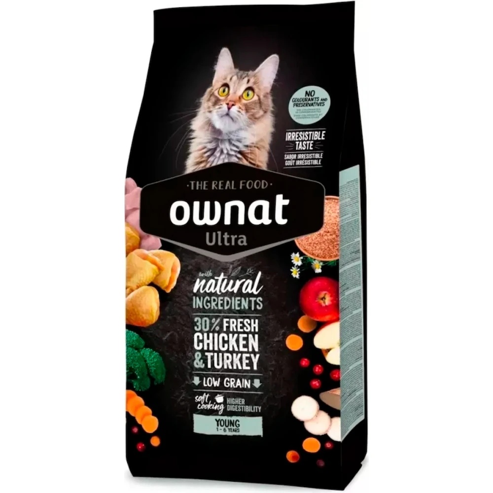 Hrană uscată pentru pisici Ownat Ultra Young 8kg