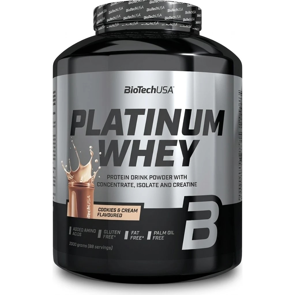 Proteină Biotech Platinum Whey 2000g Сookies Сream