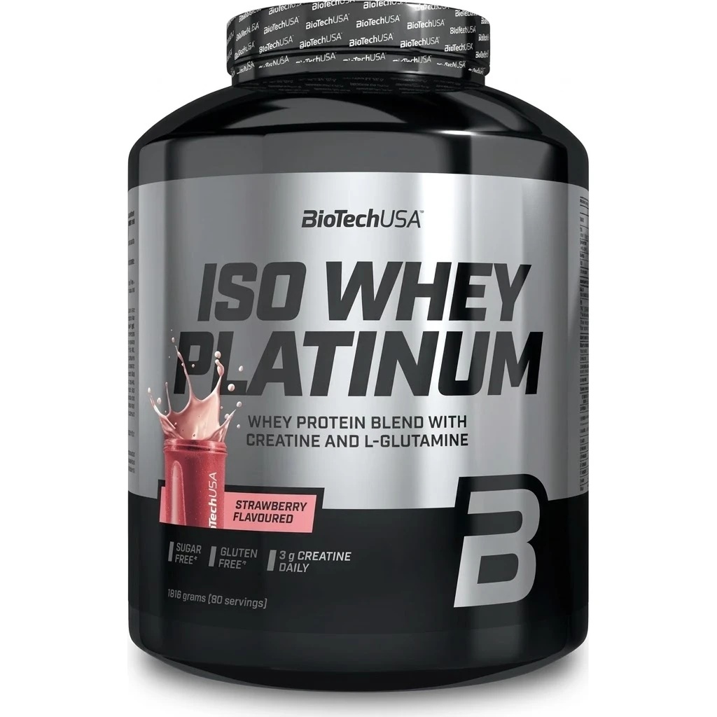 Proteină Biotech Platinum Whey 2000g Strawberry