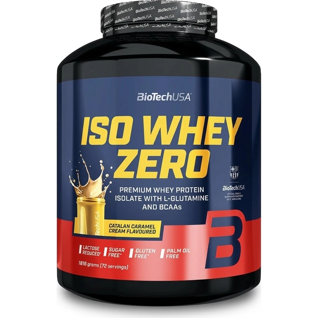 Proteină Biotech Iso Whey Zero Catalan Caramel 908g