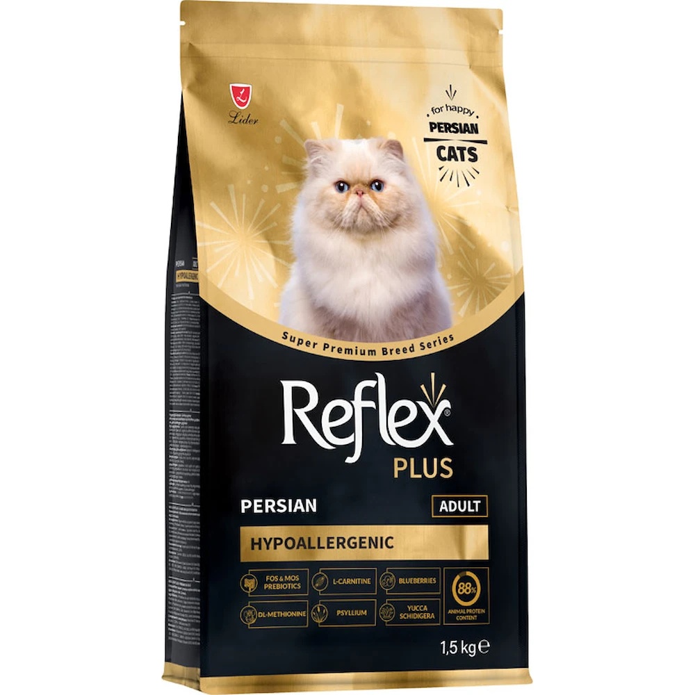 Hrană uscată pentru pisici Reflex Plus Persian Adult Hypoallergenic 1.5kg