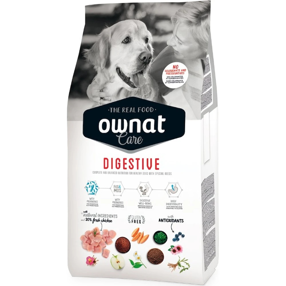 Hrană uscată pentru câini Ownat Care Digestive 10kg