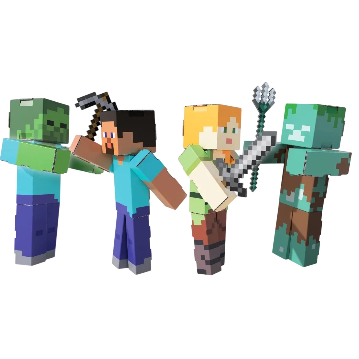 Set pentru creatie Bladez Toyz Minecraft: Zombie Attack Kit (MC85755)