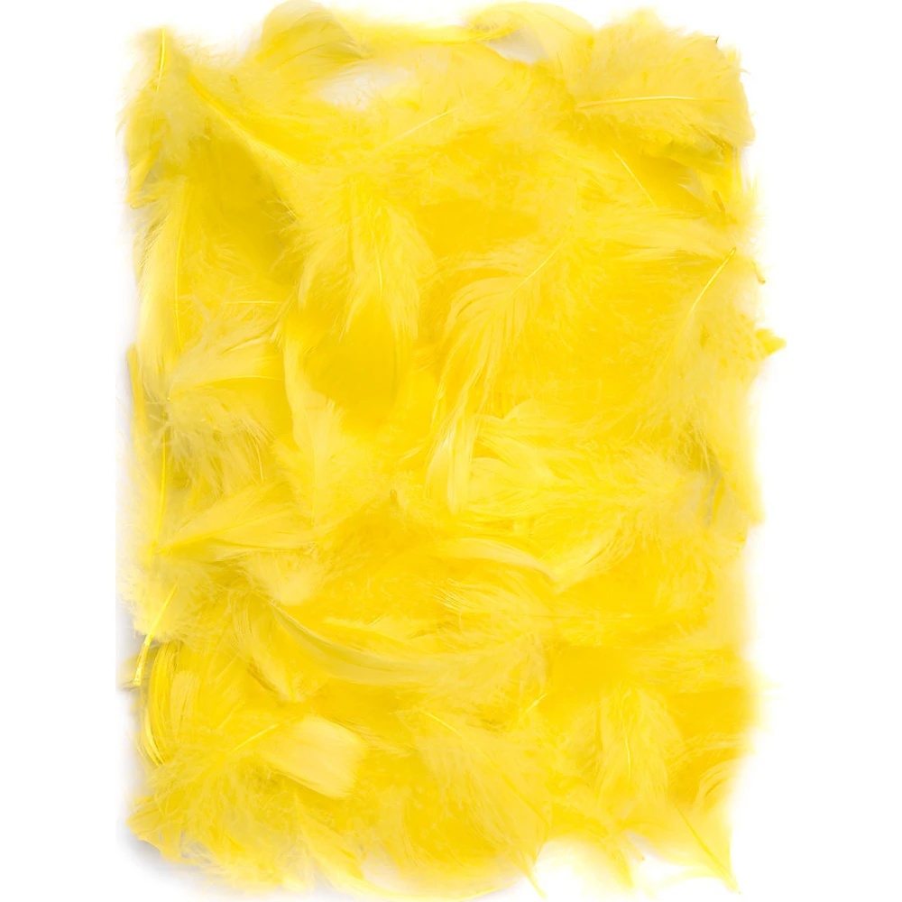 Material pentru artizanat DPCraft Feathers Yellow (CEPI-013)