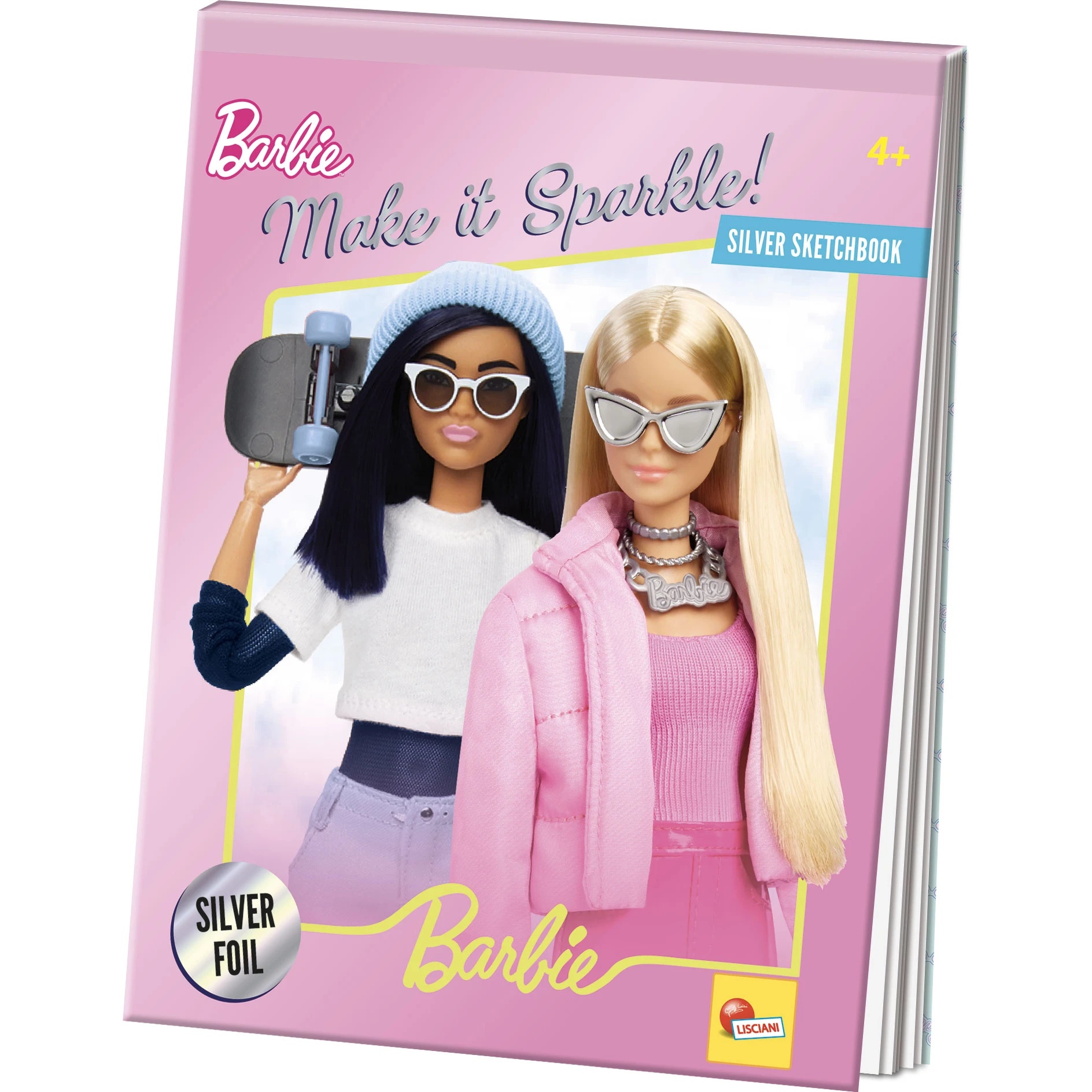 Carte de colorat pentru copii Lisciani Barbie Make It Sparkle (13201)