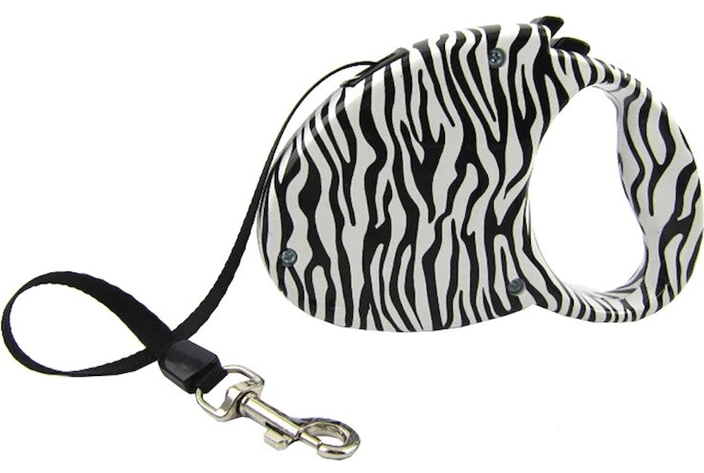 Lesă 4Dog Deluxe Zebra 5m