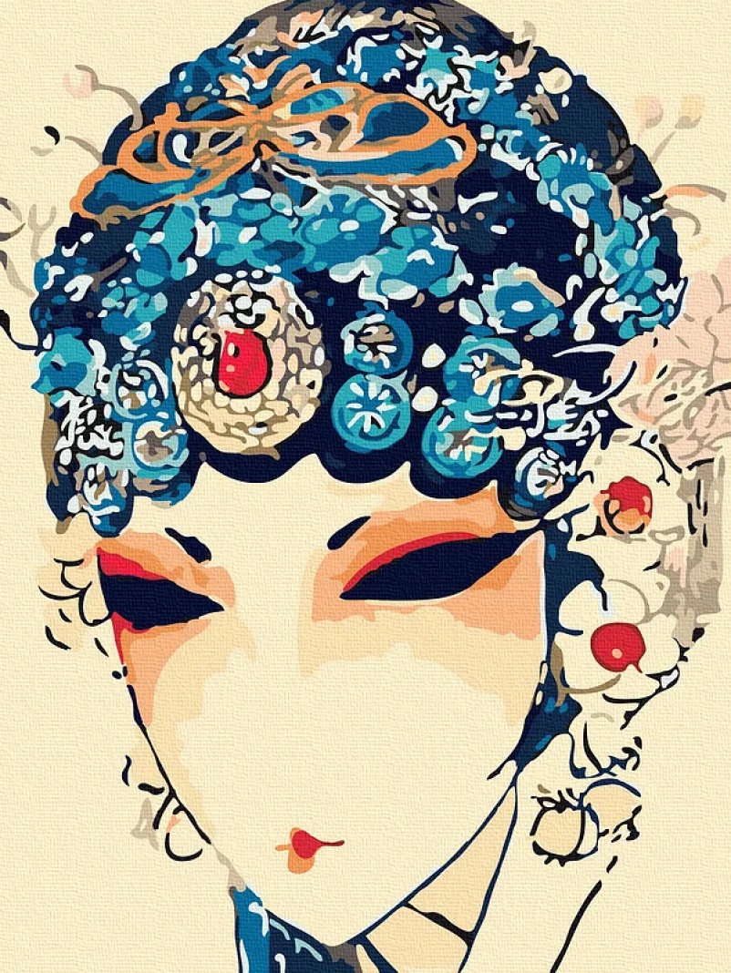 Tablou pe numere Colora Asian 30x40cm (EX5293)