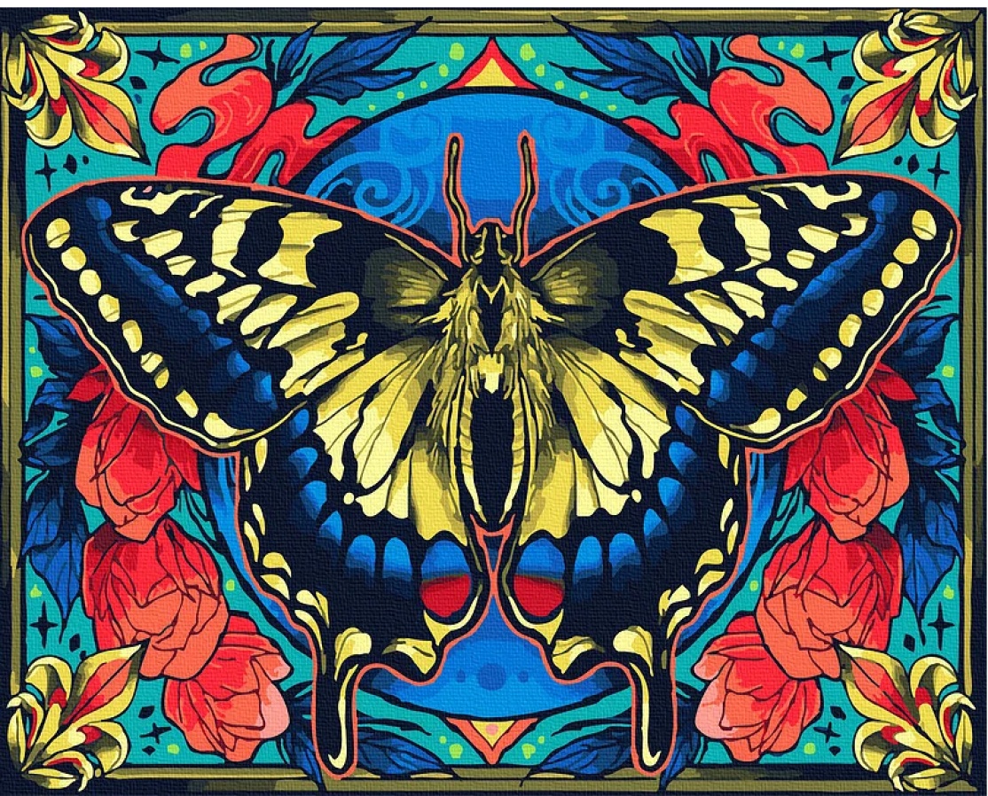 Tablou pe numere Colora Butterfly 40x50cm (GX44697)