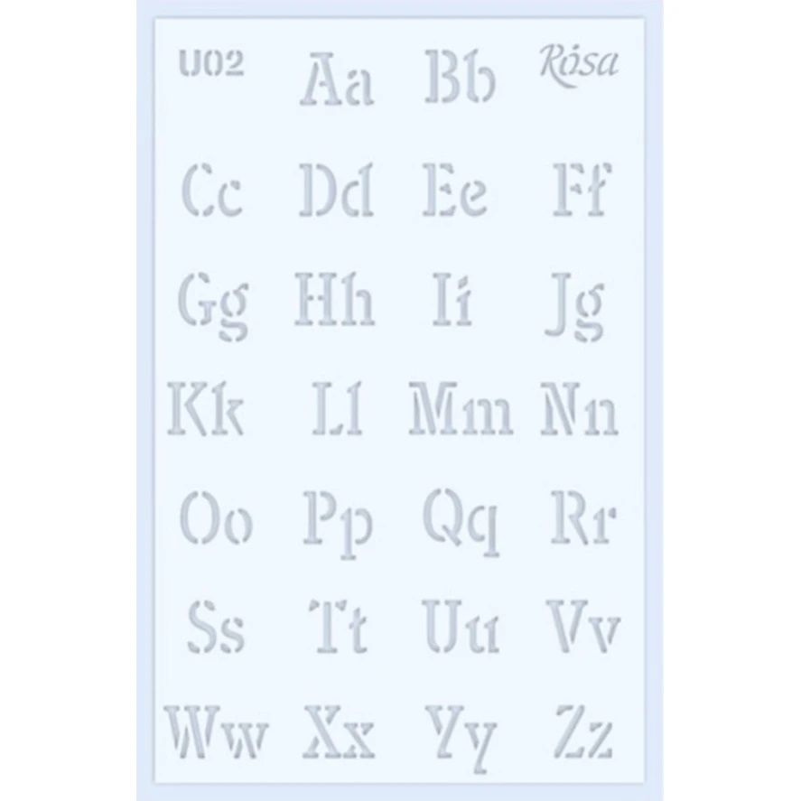 Șablon Rosa Alphabet U02 (3621002)