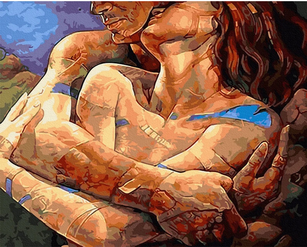 Tablou pe numere Colora Hugs 40x50cm (GX32025)