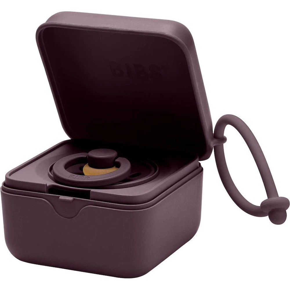 Cutie de depozitare suzete multifuncțională BIBS Plum (4200335)