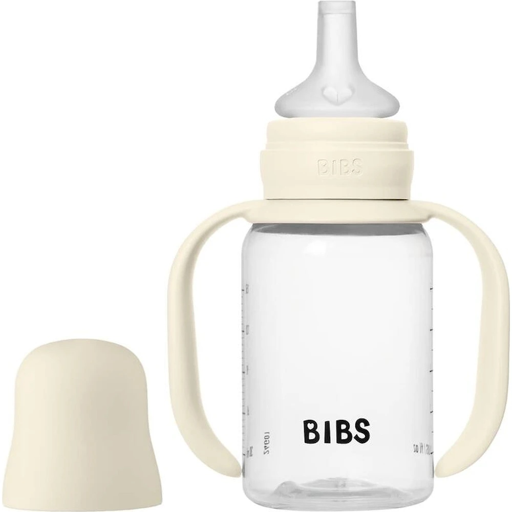 Cana cu pai BIBS Sippy Ivory 150ml (50211216)
