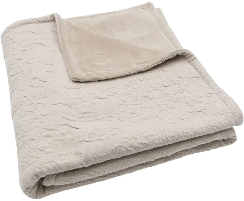 Plapumă pentru bebeluși Jollein Soft Waves 100x150cm Nougat (516-522-67051)