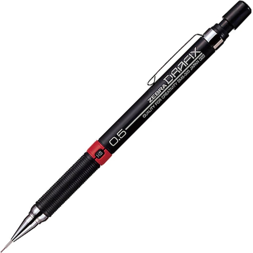 Creion Zebra Drafix 0.5 Black (57662)