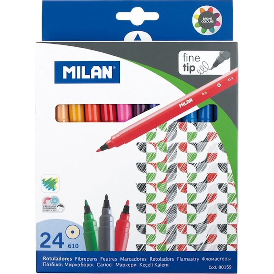 Set carioci Milan 24pcs (80159)