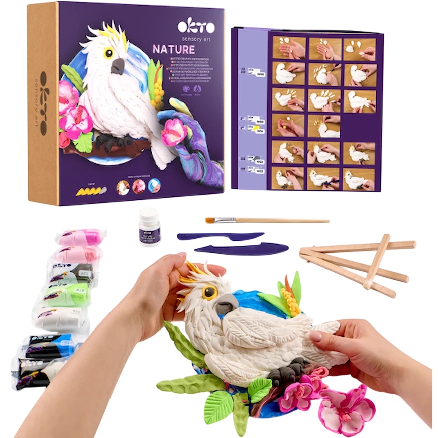 Set pentru creatie OKTO Clay Kakadu (20044)