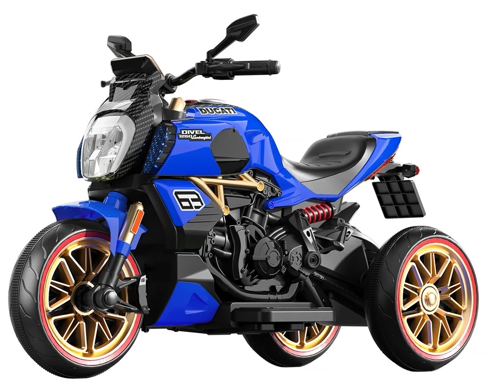 Mașinuța electrica Caider Ducati Blue (78237)