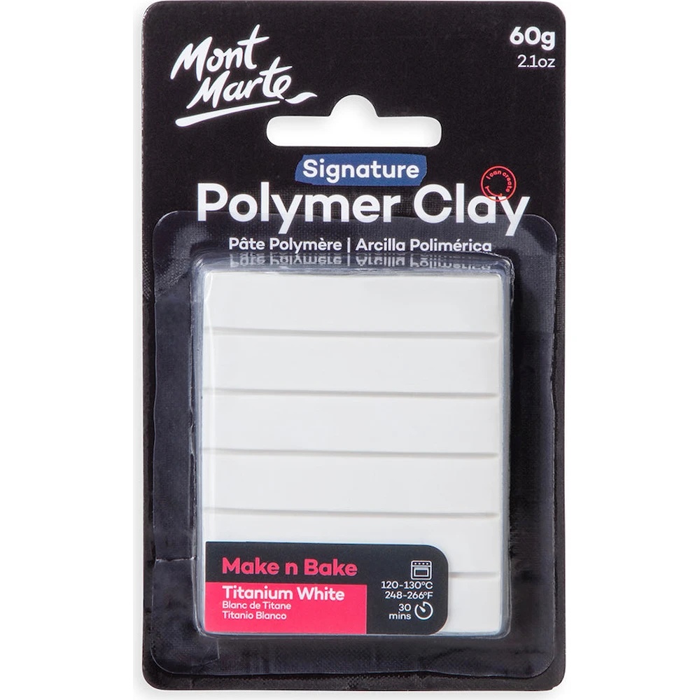 Argilă Mont Marte 60g Titanium White (MMSP6001)
