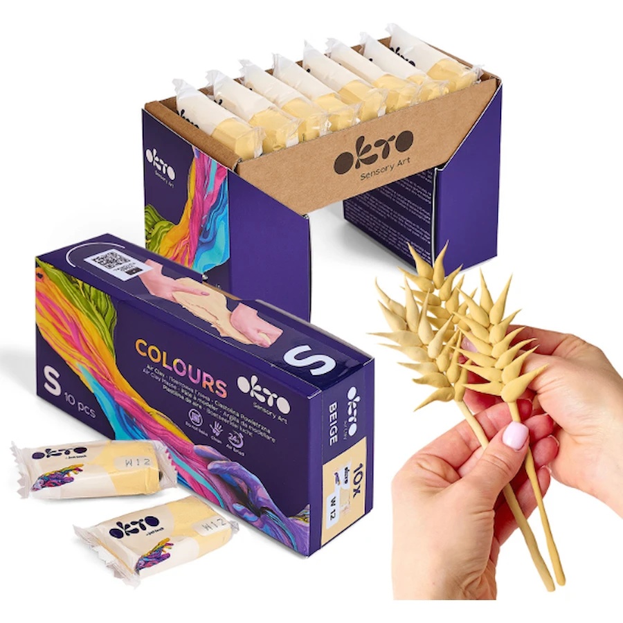 Plastilina OKTO Clay Colours S Beige (10024)