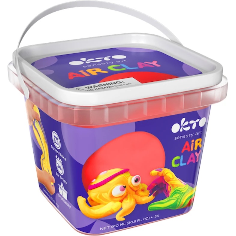 Plastilina OKTO Clay Red (20009)