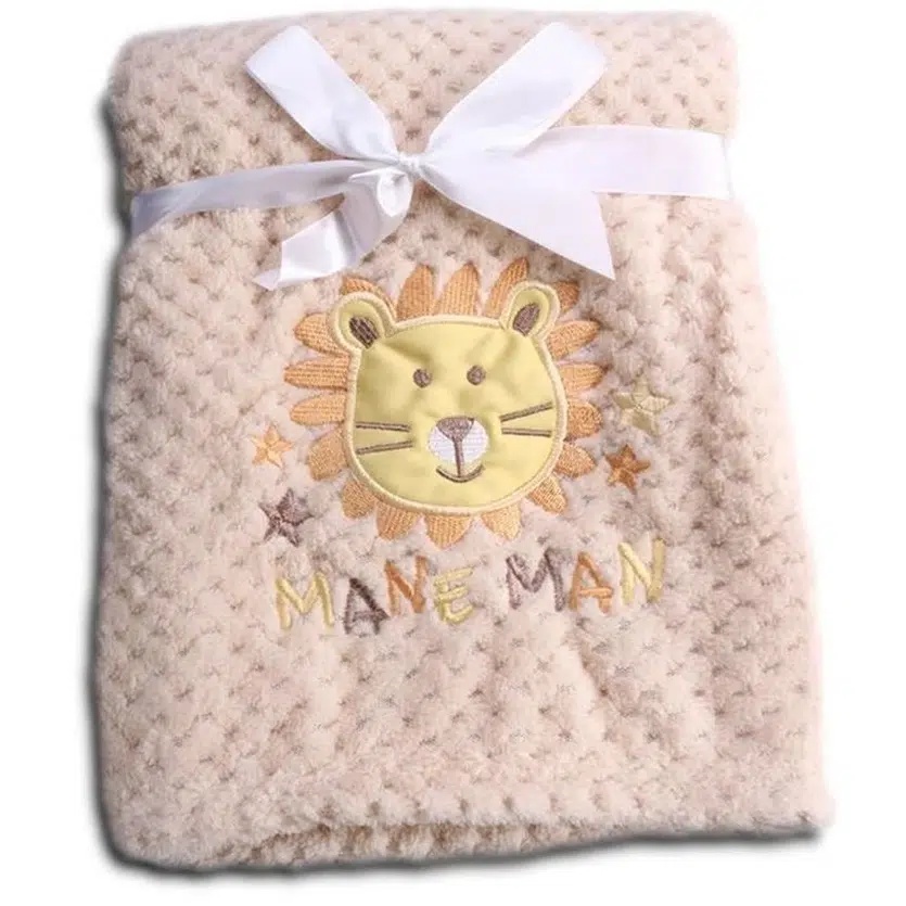 Pătură pentru bebeluși Cangaroo Freya Beige 110x80cm (MT.235126)