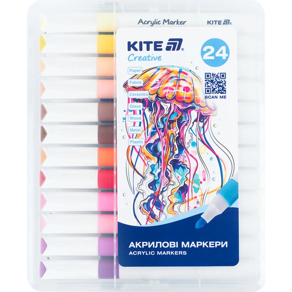 Markere Kite Creative 24pcs (K-1291)