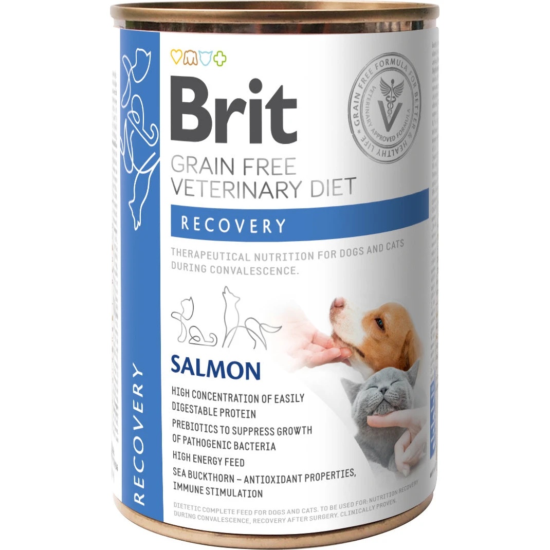 Hrană umedă pentru câini Brit Grain Free Veterinary Diet Recovery 400g