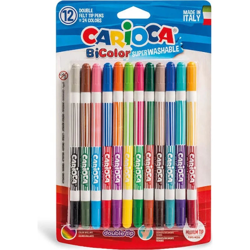Set carioci Carioca BiColor 12pcs (42265)