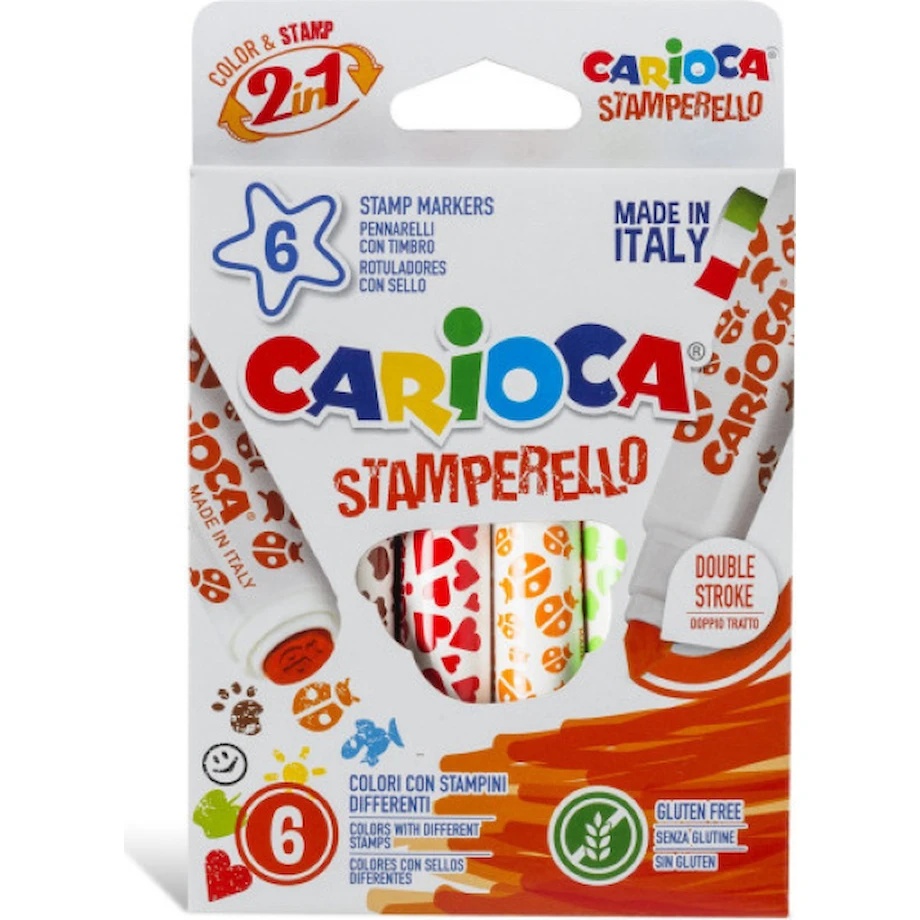Set carioci Carioca Stamperello 6pcs (42279)