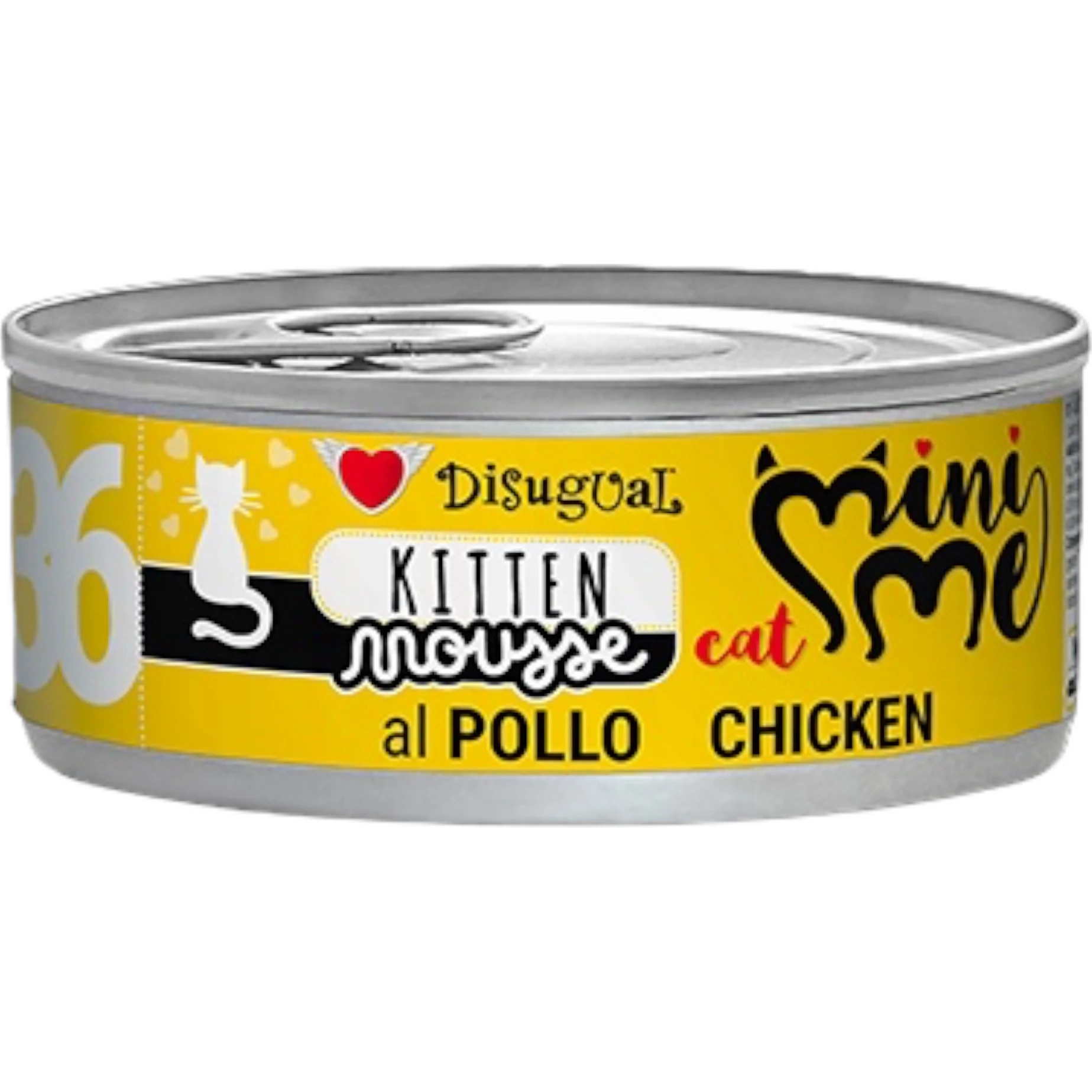Hrană umedă pentru pisici Disugual Mini Me N36 Mousse Kitten Chicken 12x85g