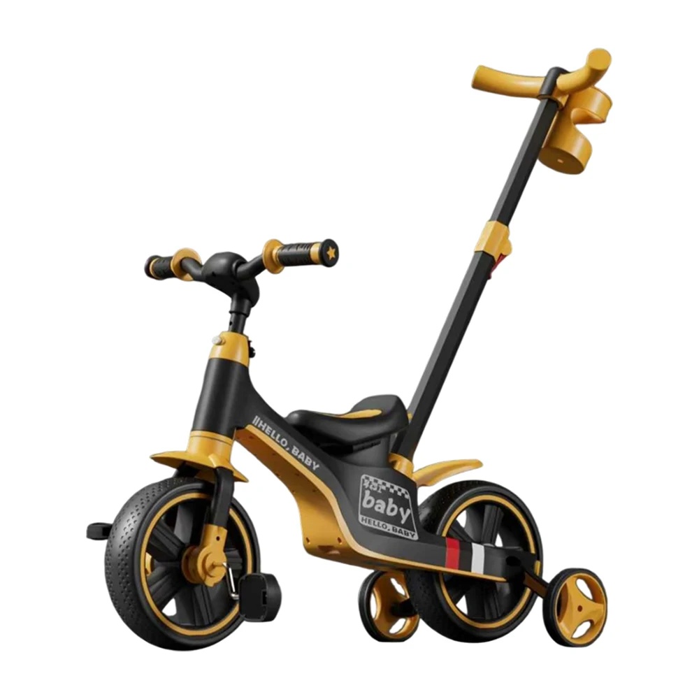 Bicicletă copii Caider Hello Baby 4in1 Orange (74267)