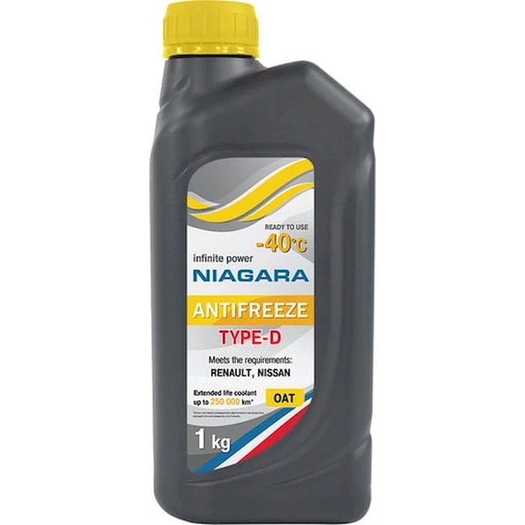 Antigel Niagara Type-D -40 Yellow 1kg