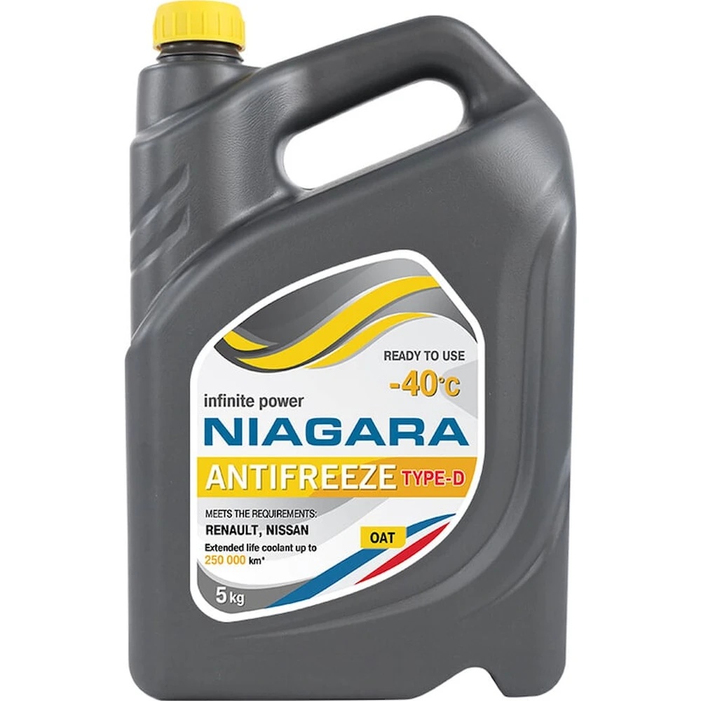 Antigel Niagara Type-D -40 Yellow 5kg
