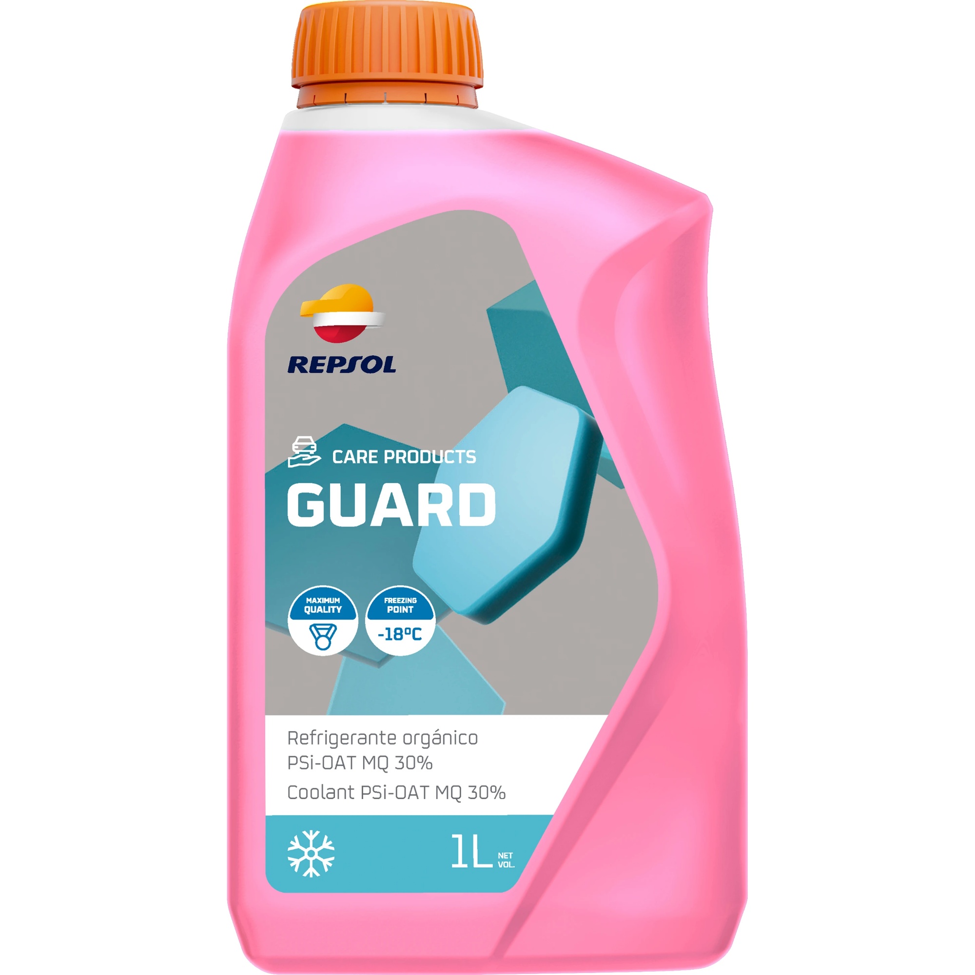 Antigel Repsol Guard Coolant Oat Red G12+ 1L