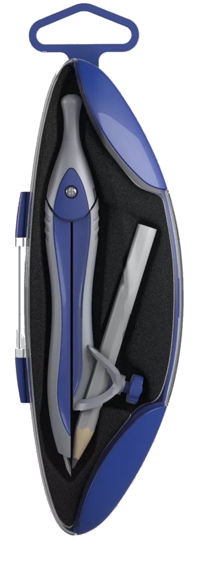 Compas pentru desen tehnic Erich Krause Classic Blue (61430)