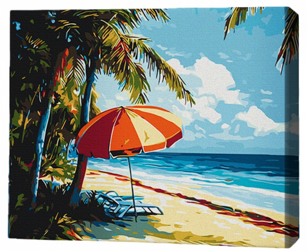 Tablou pe numere Brushme Райский уголок 40x50cm (MG0010FC)