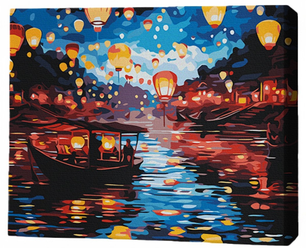 Tablou pe numere Brushme Фестиваль огней 40x50cm (MG0028FC)