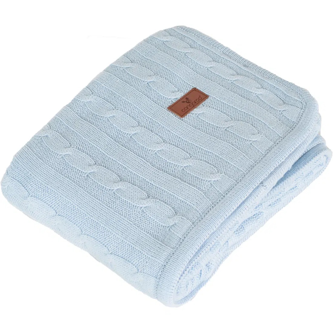 Pătură pentru bebeluși Cangaroo Sherpy Blue 100x75cm (MT.235136)