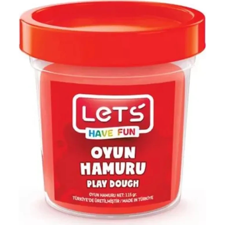 Pastă pentru modelare Lets 115g Red (L8440-2)
