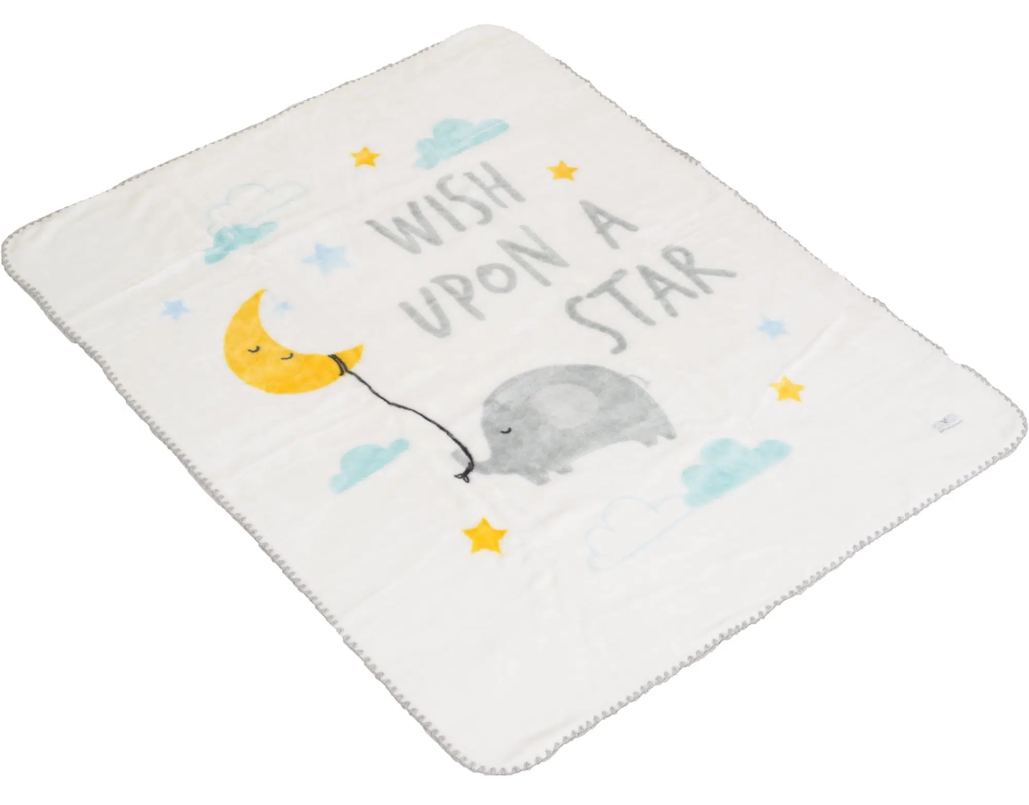 Pătură pentru bebeluși Cangaroo Softy White 140x110cm (MT.235141)