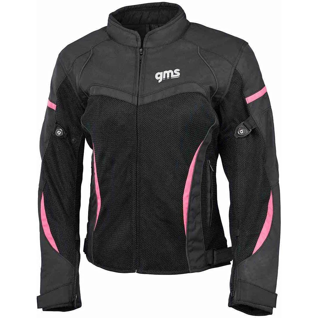 Jachetă moto GMS Tara Mesh Woman Black Pink (ZG51006-380-DS)
