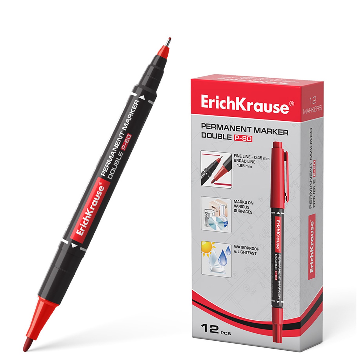 Liner Erich Krause Double P-80 Red (48185)