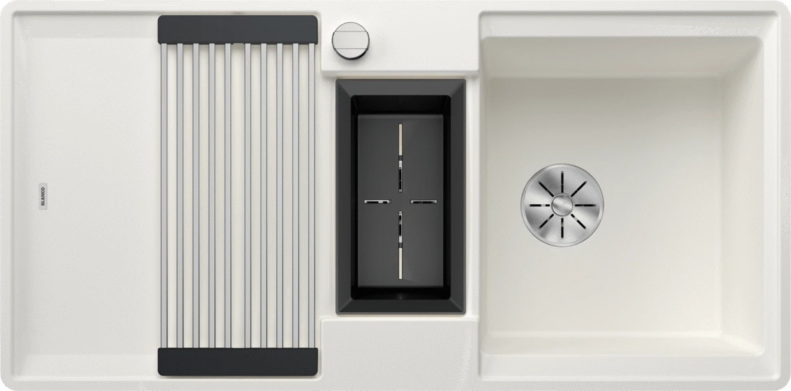 Chiuvetă de bucătărie Blanco Adira XL 6S-F RV SG WH RC AC SINK (527629)