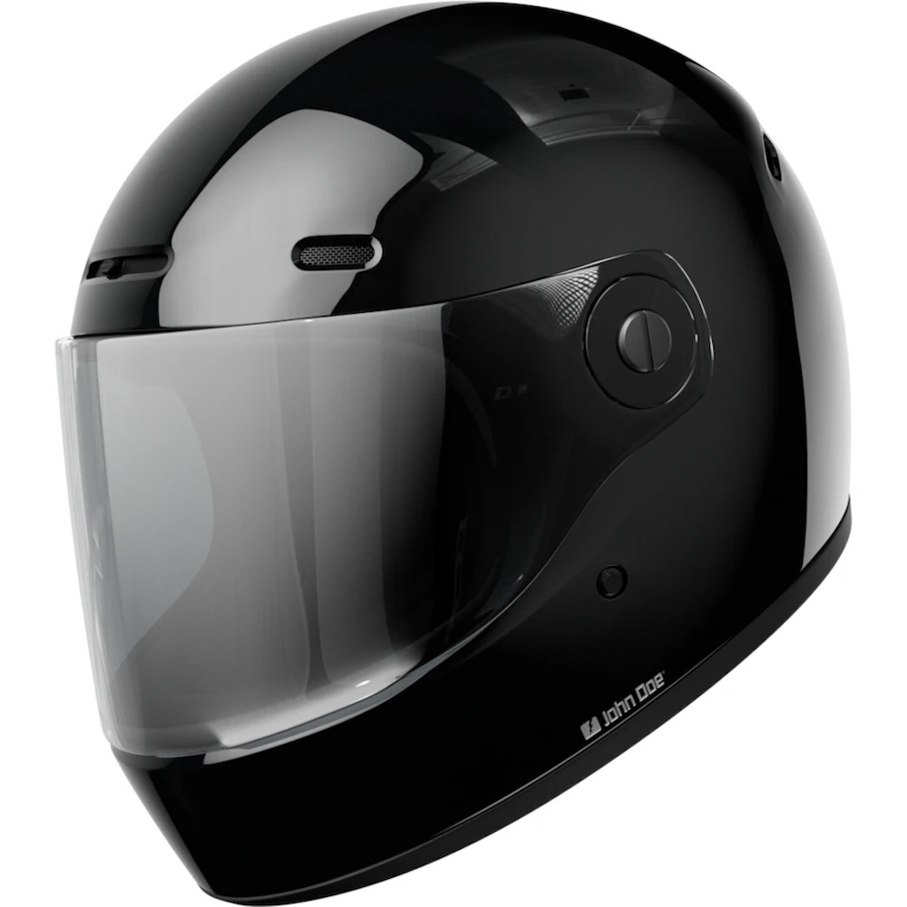 Cască pentru motocicletă John Doe Glossy Black (JH1007-L)