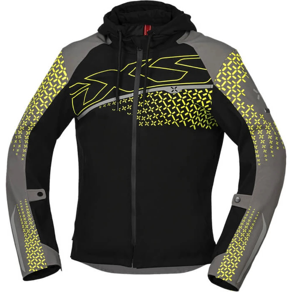 Jachetă moto iXS Rapid-STX 1.0 Laminated Anthracite Lime (X2-311405-095-L)