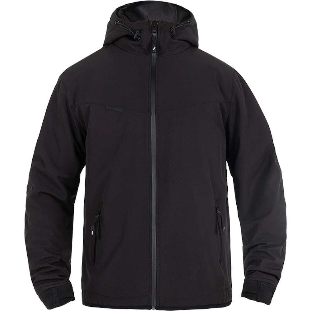Jachetă moto John Doe V3 Softshell Rip-Stop Black (JHK7007-M)