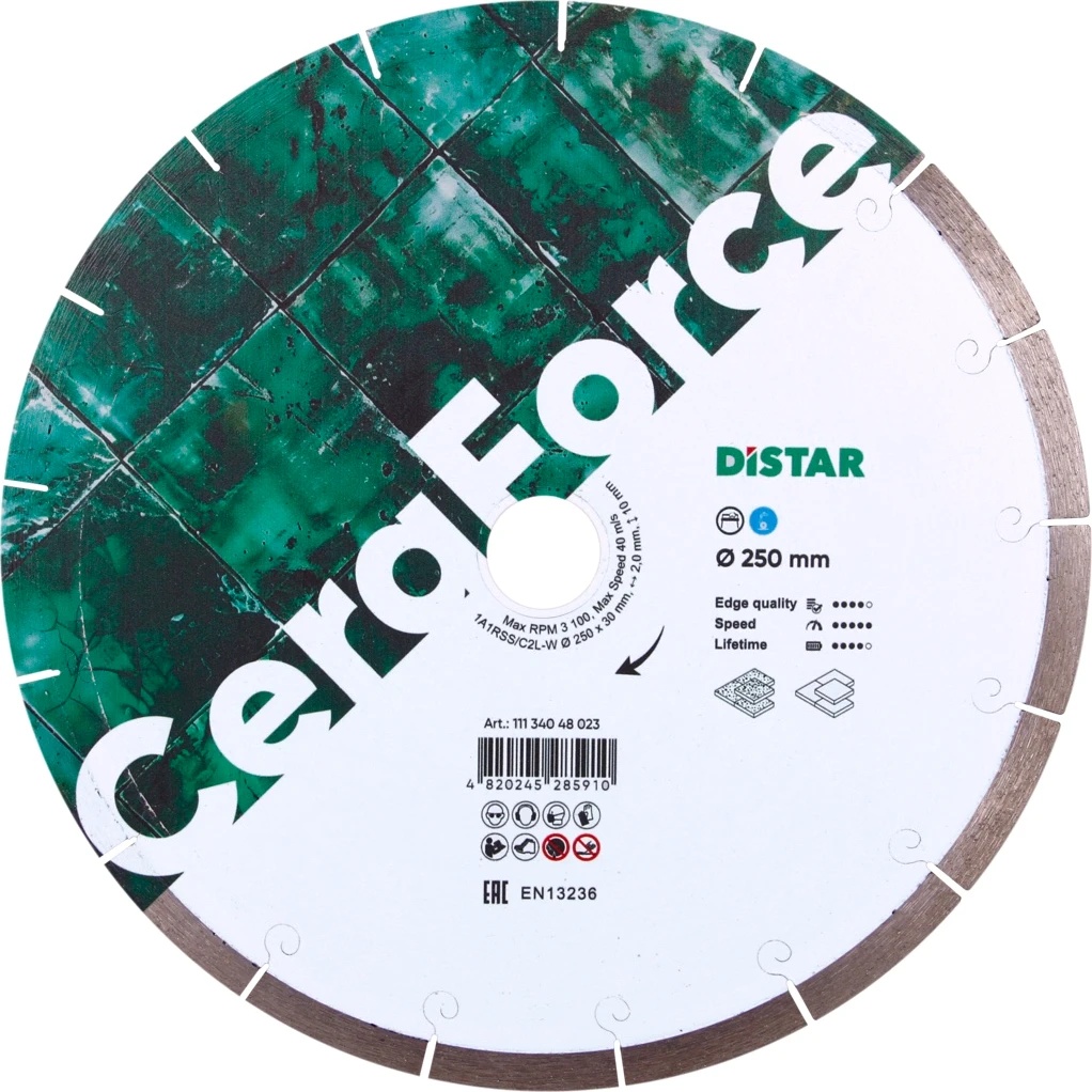 Disc de tăiere Distar 1A1RSS C2L-W 250x30-17 CLF CeraForce