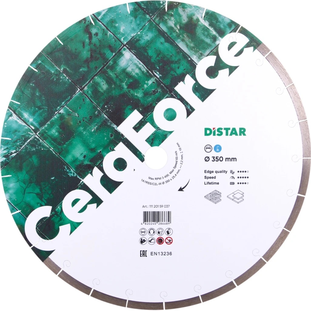 Disc de tăiere Distar 1A1RSS C2L-W 350x25,4-25 CLF CeraForce