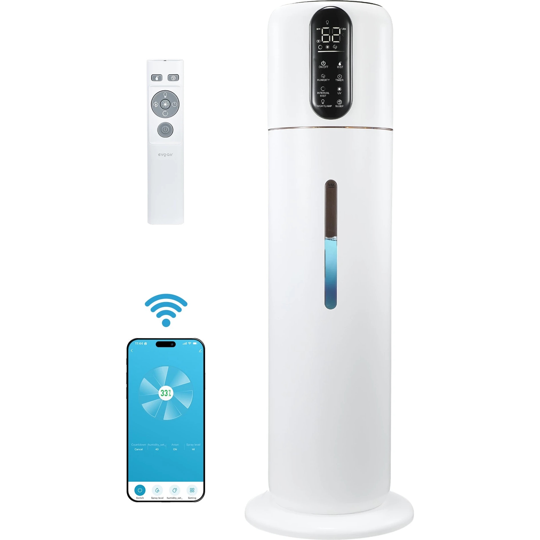 Umidificator de aer Evoair STEAMI X8500 Smart